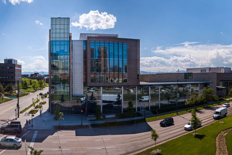 Student Commons from Speer street