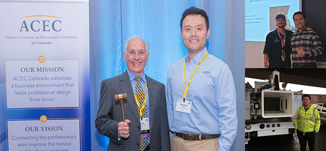 Alum Brandon Zhou at ACEC conference