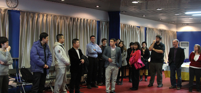 alumni gathered on the fifth floor of the ICB building on March 26th, 2013