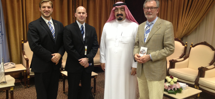 George F. Kacenga, Anthony Shull, Dr. Alterkawi, and Dr. John Stevenson,