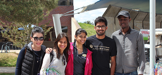 students at the Spring Fling