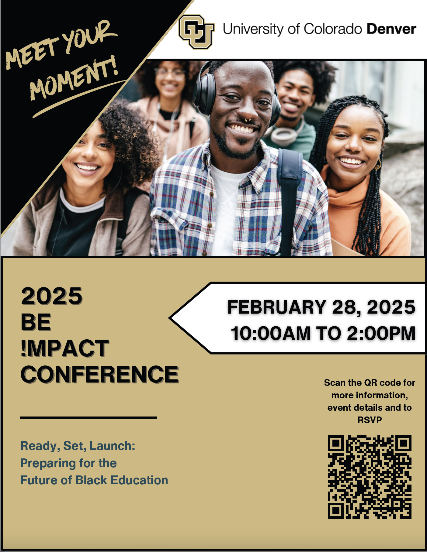 Flyer for BE !mpact Conference Spr2025