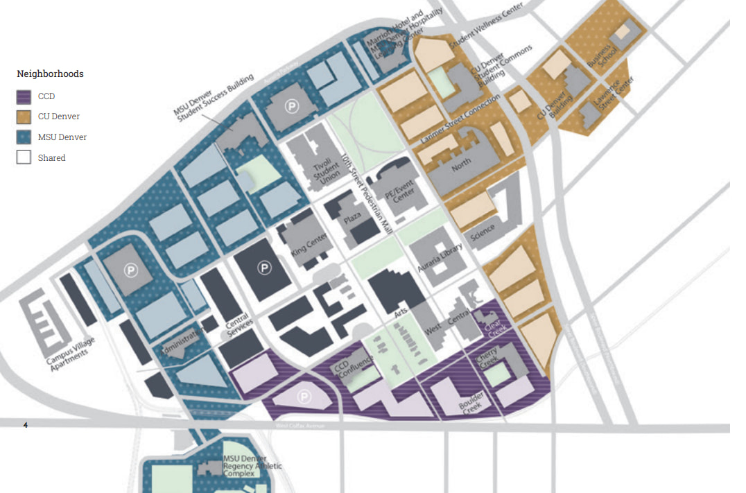 Campus Neighborhood zones