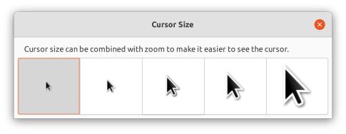 large cursor settings