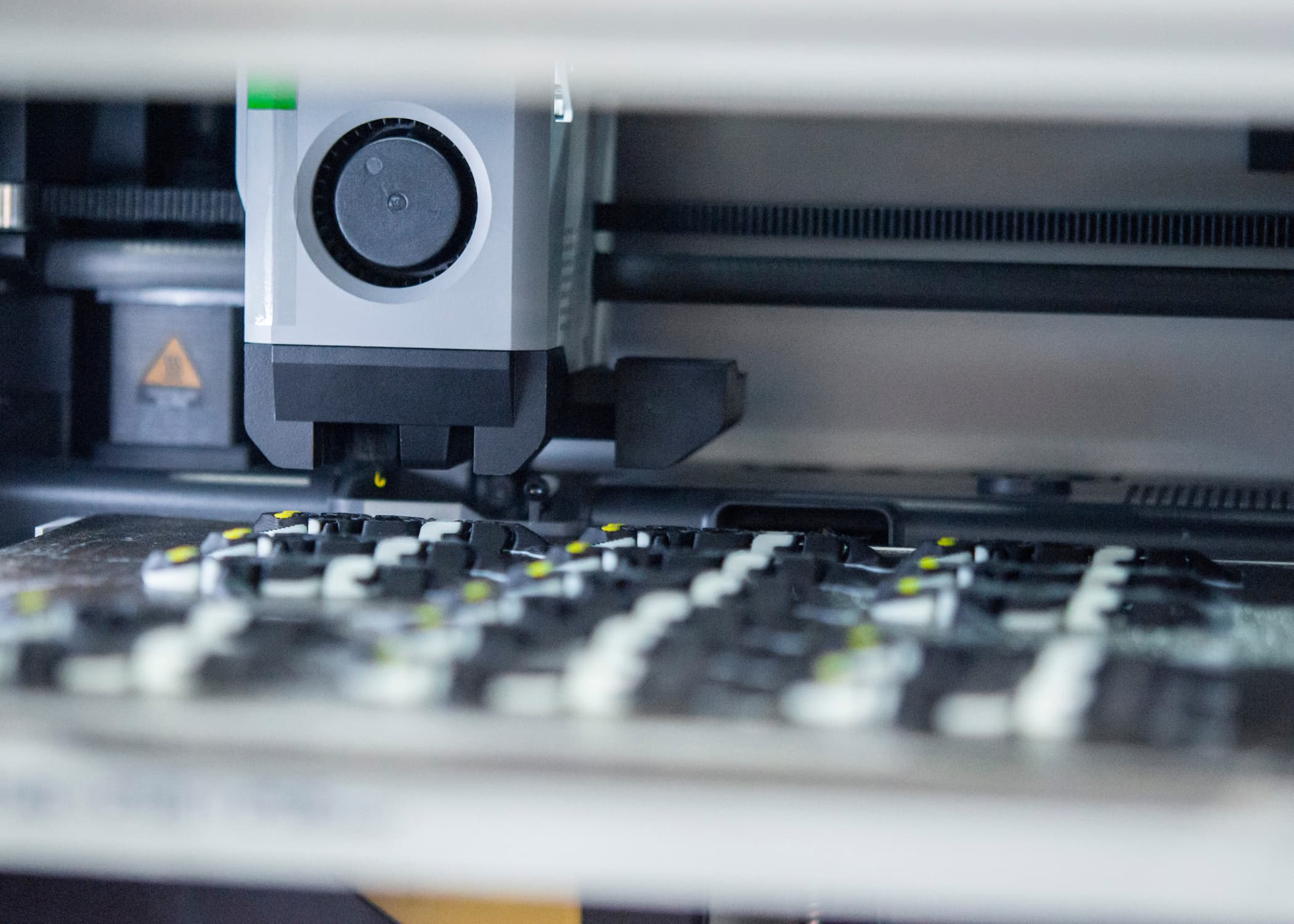 Close up of a 3D Printer